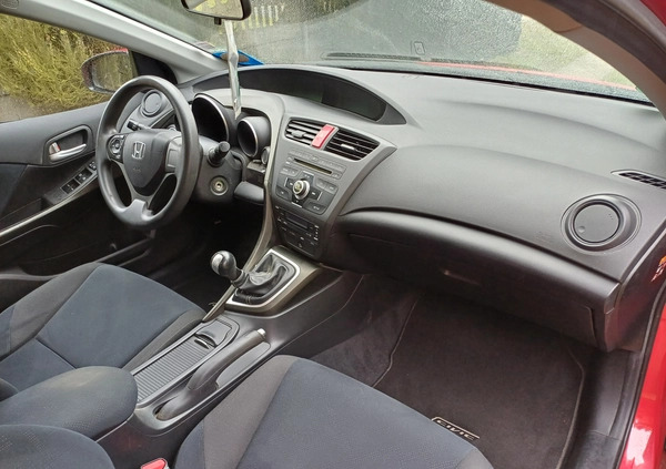Honda Civic cena 25500 przebieg: 198000, rok produkcji 2013 z Mława małe 667
